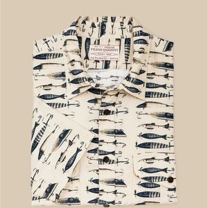 Filson Washed Short Sleeve Feather Cloth Shirt